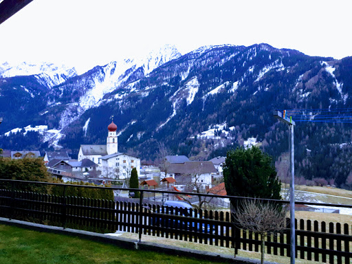 Jerzens Dorf - Bus stop in Jerzens, Austria