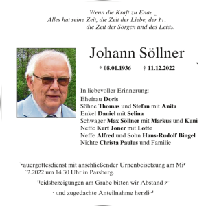 Johann Sollner photograph