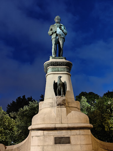 John Ericsson's Statue - Historical landmark in Gothenburg, Sweden