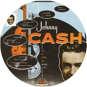 Johnny Cash with His Hot and Blue Guitar!