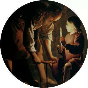 Joseph the Carpenter - Painting by Georges de La Tour