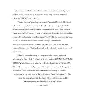 Josephus on Jesus - Book by Flavius Josephus