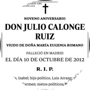 Julio Calonge Ruiz