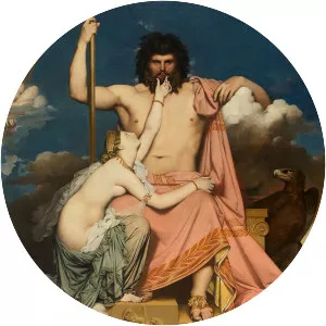 Jupiter and Thetis - Painting by Jean Auguste Dominique Ingres