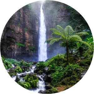 Kapas Biru Waterfall - 