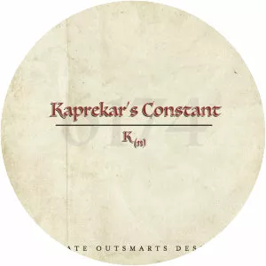 Kaprekar's Constant