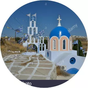 Karterádos - Village on Santorini, Greece