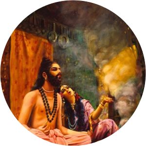 Kashyapa and Diti photograph