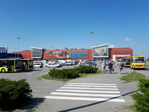 King Cross Leopolis Mall - Bus stop in Ukraine