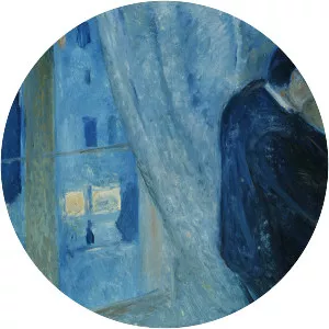 Kiss by the Window - Painting by Edvard Munch