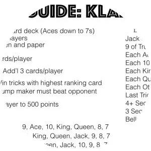 Klaberjass - Card game