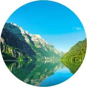 Klöntalersee - Lake in Switzerland