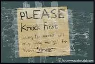 Knock First