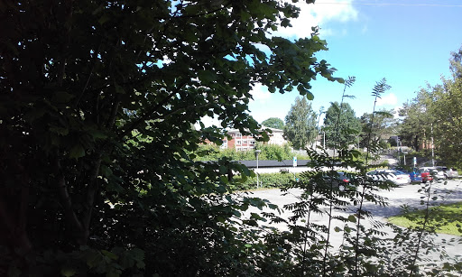 Kortedala Allhelgonakyrkan - Tram stop in Gothenburg, Sweden