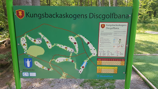 Kungsbackaskogens discgolfbana - Disc golf course in Kungsbacka, Sweden