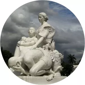 La Madre Filipina - Democracy, Gratitude, Progress, Justice - 