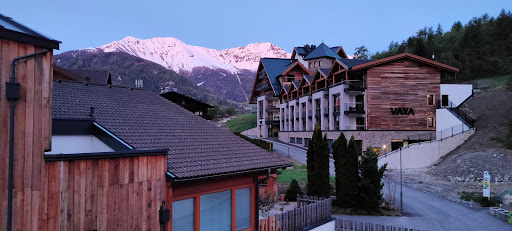 Ladis Unterdorf - Bus stop in Ladis, Austria