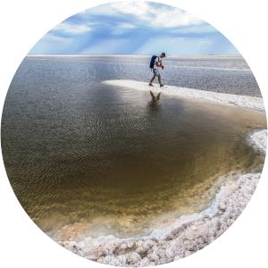 Lake Baskunchak - Salt lake in Russia