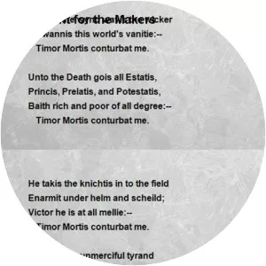 Lament for the Makaris - Poem by William Dunbar