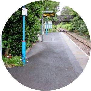 Lamphey railway station