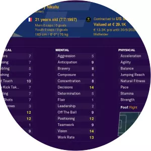 Landry Nkulu - Football player