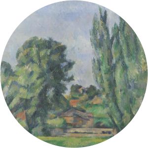 Landscape with Poplars