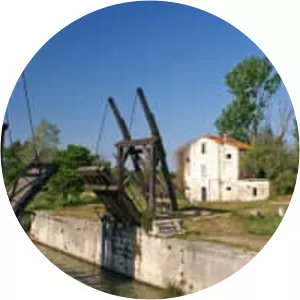 Langlois Bridge at Arles - Painting created in 1888