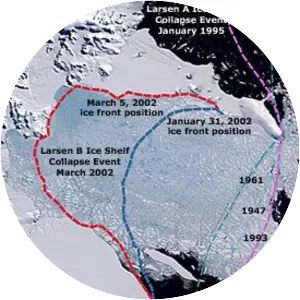 Larsen Ice Shelf - Ice shelf in Antarctica