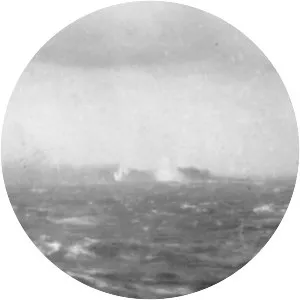 Last battle of the battleship Bismarck photograph