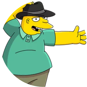 Leon Kompowsky - The Simpsons character