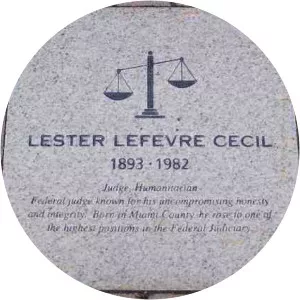 Lester LeFevre Cecil - Judge