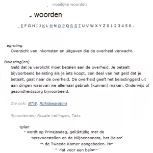 Lexicon - Branch of knowledge