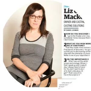 Liz Ortiz Mackes - Casting director