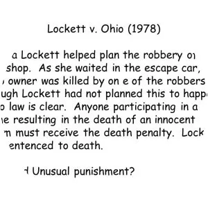 Lockett v. Ohio - Court case