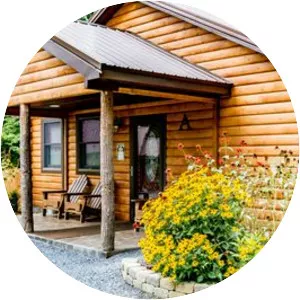 Log cabin photograph