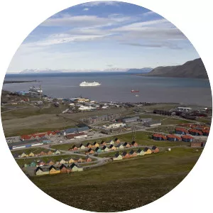 Longyearbyen - Town in Spitsbergen, Svalbard and Jan Mayen