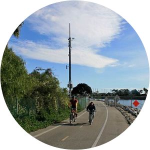 Los Angeles River Bicycle Path - 