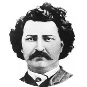 Louis Riel With Profiles of Gabriel Dumont and Poundmaker