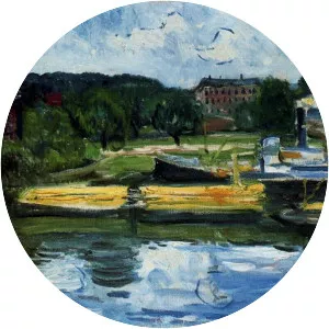 Lübeck Harbour with the Holstentor