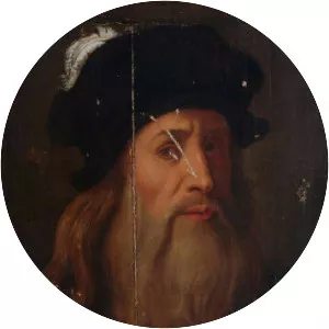 Lucan portrait of Leonardo da Vinci - Painting created in 1505