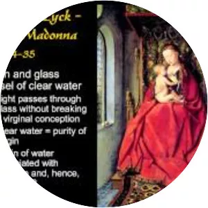 Lucca Madonna - Painting by Jan van Eyck