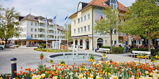 Luitpold-Leusser-Platz - Pedestrian zone in Bad Worishofen, Germany