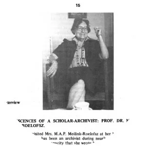 M. A. P. Meilink-Roelofsz