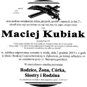 Maciej Kubiak photograph