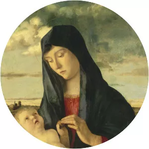 Madonna and Child in a landscape