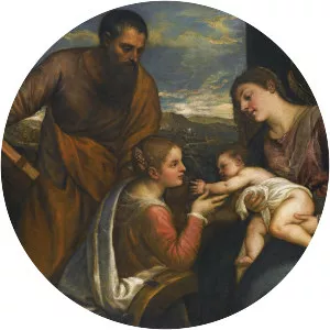 Madonna and Child with Saints Luke and . . .