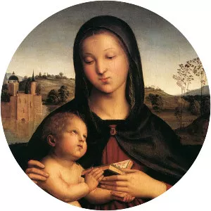 Madonna and Child with the Book - Painting by Raphael
