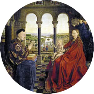 Madonna of Jan Vos - Painting by Jan van Eyck
