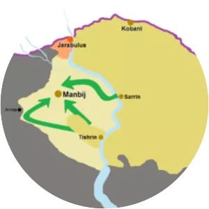 Manbij offensive - Military conflict