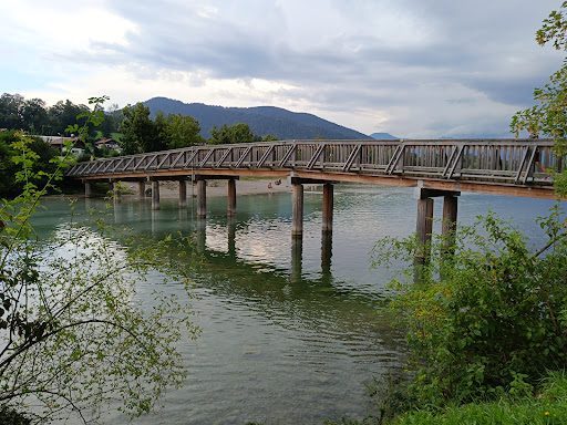 Mangfallsteg - Bridge in Gmund am Tegernsee, Germany